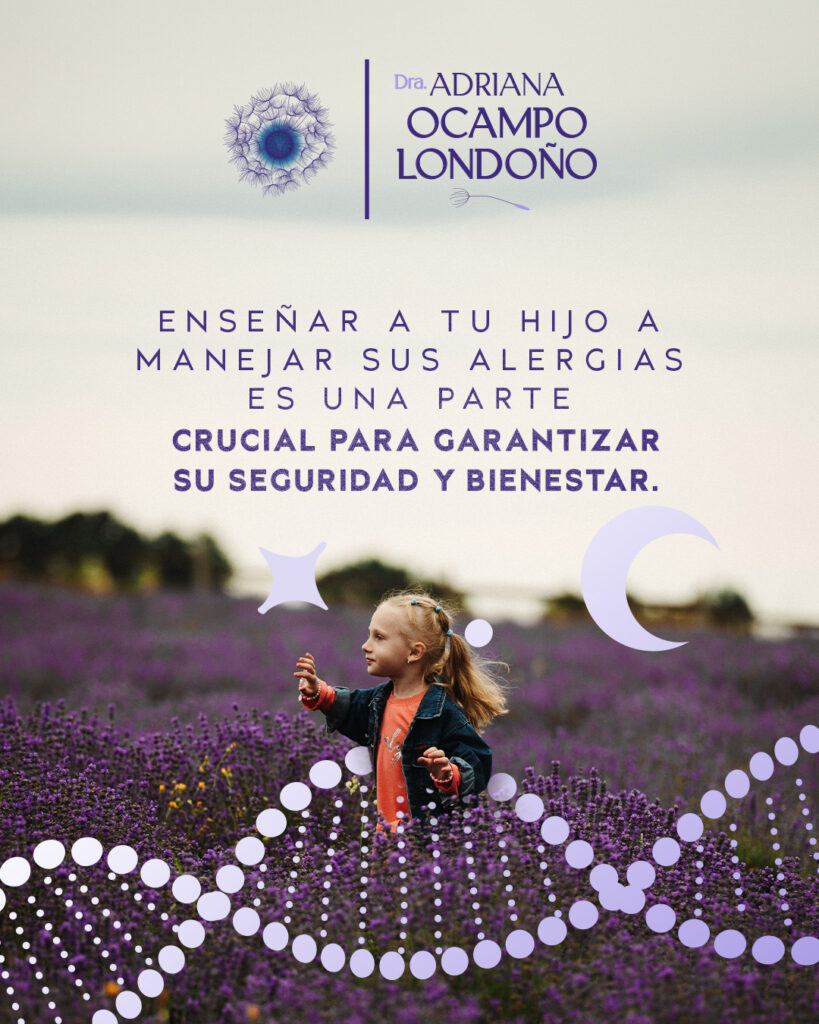 Enseñar a tu hijo a manejar sus alergias